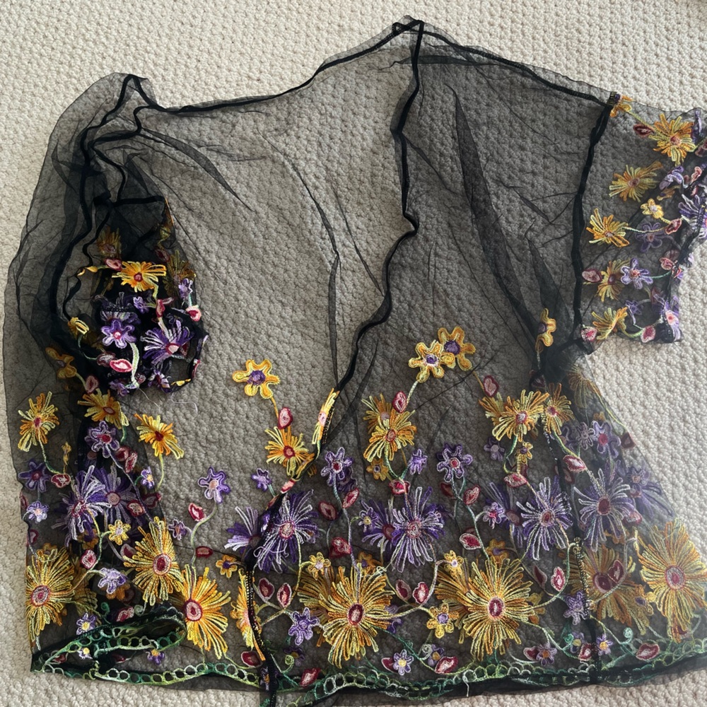 Shear poncho/jacket